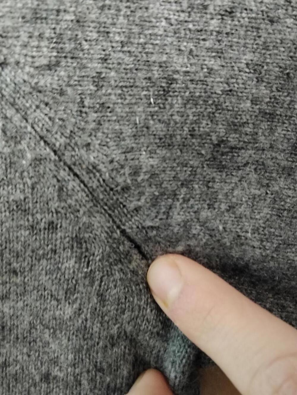 J. Hilburn Cashmere Gray Sweater Mens Size XXL 100% 1/4 Zip Pullover Soft Knit - Picture 7 of 9